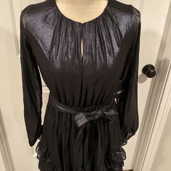 Simply Vera Vera Wang Long Sheer Sleeve Dress. Size XS - Picture 8 of 15